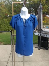 Nwt Max Studio Blue Blouse S - $24.99