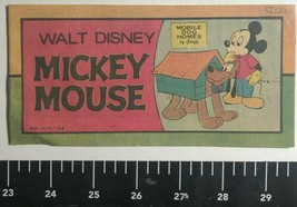 Walt Disney MICKEY MOUSE #1 (1976) 16-page 3&quot; x 6-1/2&quot; color comic book VG+ - $9.89