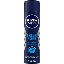 Nivea Hommes Déodorant, Frais Actif, 48h Durable Fraîcheur, 150ml - £14.64 GBP