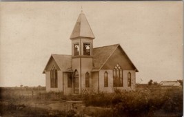 Lake Park Iowa RPPC Methodist Church Real Photo Postcard W20 - £31.68 GBP