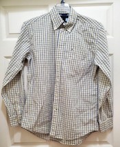 Tommy Hilfiger Shirt Yellow Blue  Long Sleeve Button Up Mens Size M - $24.65