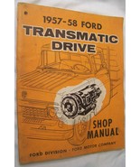 1957-1958 VINTAGE FORD TRANSMATIC DRIVE SHOP MANUAL BOOK - £7.73 GBP