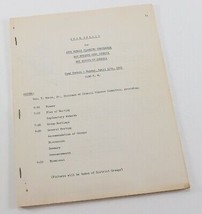 Vtg 1956 Budget Planning Conference Sam Houston Worksheets Boy Scout of America - £9.09 GBP