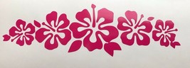 Aloha hibiscus flower vinyl sticker decal Hawaii Hawaiian lei flower Oahu band - £5.58 GBP