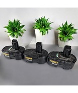 Genuine OEM DeWalt 18v XR+ NiCd Rechargeable Battery DW9096 Lot of 3 TES... - $1,995.02 MXN