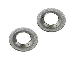 2 pc, Push On Pal Nut 5/16 inch Zinc Plated Wheel Shaft Retainers Axle Cap Caps - £1.78 GBP