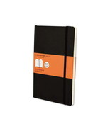 Moleskine Classic Notebook, Large, Ruled, Black, Soft Cover (5 x 8.25) - £15.79 GBP
