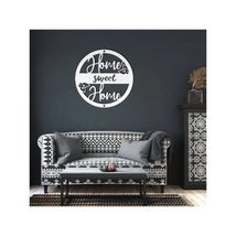 Metal Home Sweet Home Sign Round | House Warming Gift | Metal Outdoor Sign | Met - £27.30 GBP+