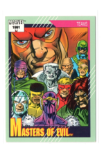 1991 Impel Marvel Universe Series 2 Teams Masters of Evil #157 Comic Card EX - £1.52 GBP