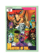 1991 Impel Marvel Universe Series 2 Teams Masters of Evil #157 Comic Car... - £1.47 GBP