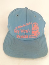 Blue &amp; Pink Key West Florida Snapback Trucker Hat - Made in the USA - £10.81 GBP