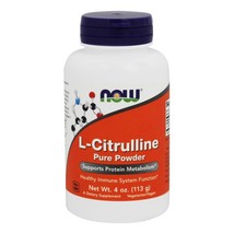 NOW Foods L-Citrulline Pure Powder, 4 Ounces - $20.79