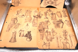 Vtg Artwork Lot Pencil Unframed Unsigned Educational Still Life Art Stud... - $125.00