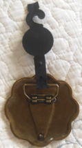Perry Ellis Brass and Rhinestone Large Belt Buckle 3.5&quot; Diameter - $24.26