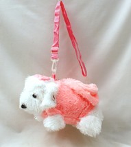 Plush Dog Purse for Girls Super Soft Cute Crossbody Style in 2 Colors of Pink - £7.17 GBP