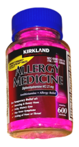 Kirkland Allergy Medicine 25mg 600 Tablets Compare to Benadryl EXP 02/2027 - $217.85 MXN