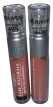 (PACK OF 2) Loreal Bare Naturale Lip Conditioner #405 SOFT PEACH (New/Se... - $9.89