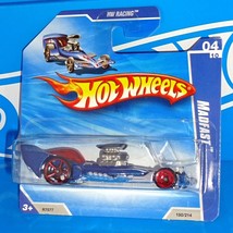 Hot Wheels 2010 Short Card HW Garage #150 Madfast Mtflk Blue w/ OH5SPs &amp;... - $4.00