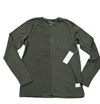 Five Four Men’s Long Sleeve Shirt Size Small Olive Green NEW WITH TAGS  - $304.56 MXN