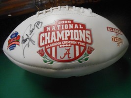 ALABAMA   Football 2009 National Championship #13 Corey Reamer Autograph Ball - £72.99 GBP