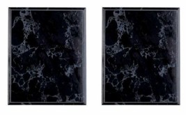 Pack of 2 Black Marble Finish Blank Wood Plaque 9&quot; x 12&quot; Only $11.99 eac... - £18.87 GBP