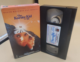 The Karate Kid 3 VHS Part III tape cassette 1993 vintage ralph macchio m... - $3.89