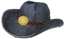 Custom and Unique Cowboy Gear[Cowboy Hat] Embroidered Iron on/Sew Patch [4.5&quot; *4 - £9.61 GBP