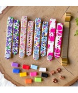 Fitbit ALTA HR Fitness Replacement Floral Wristbands Gold Metal Small 5 ... - $157.94 MXN