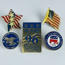 1996 Republican National Committee Presidential Task Force Hat Lapel Pin Lot - £16.15 GBP