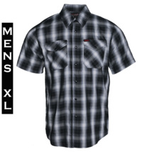 DIXXON FLANNEL - BLACKLINE Bamboo Shirt - Short Sleeve - Men&#39;s XL - $69.29