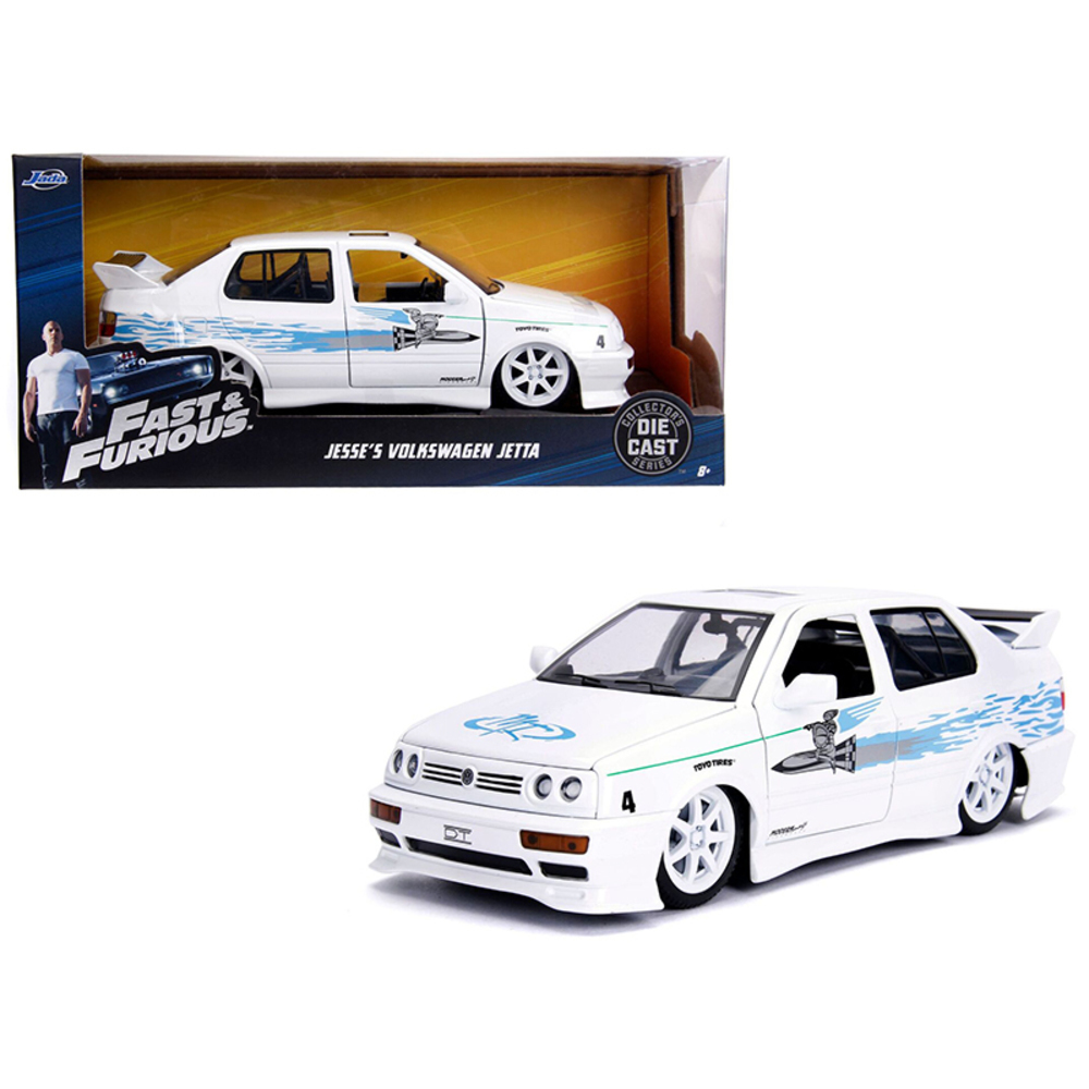 Jesse's Volkswagen Jetta White Fast and Furious Movie 1/24 Diecast Model Car by  - $31.72