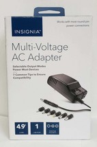 Insignia - Multi-Voltage Universal AC Adapter 15.6 W/ 4.9 ft - Black - £14.68 GBP