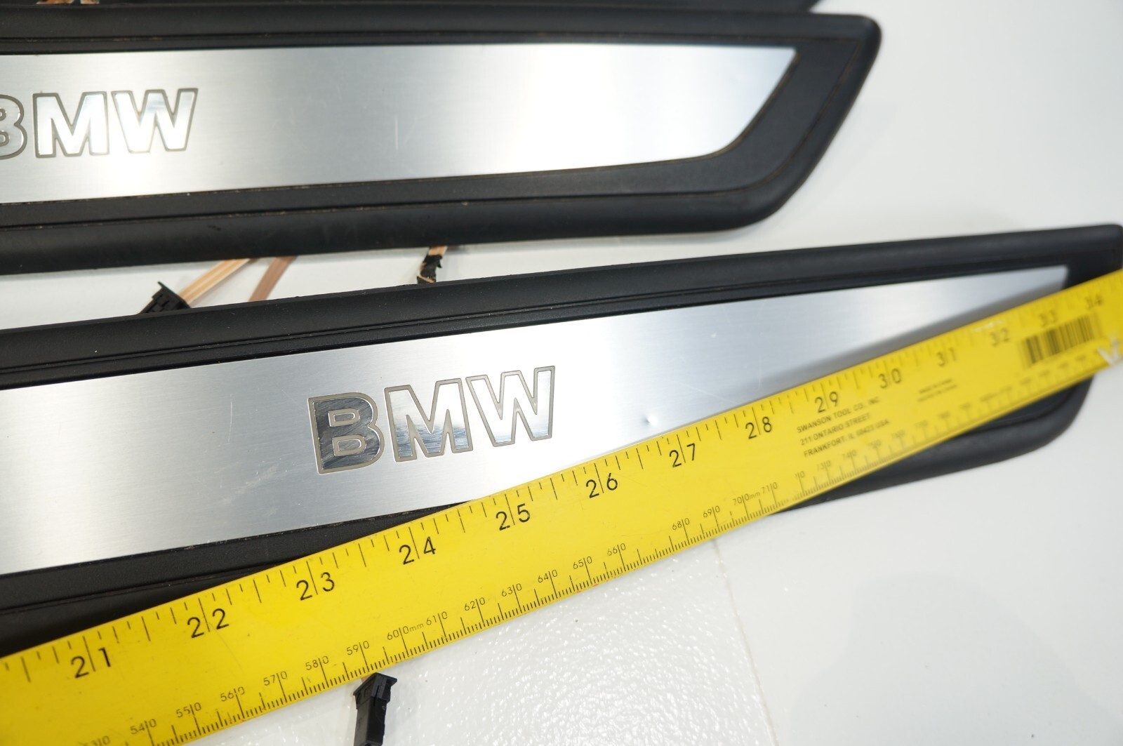 2009-2015 bmw 760li 750li 740li f02 scuff plate sill plate floor door set 4 led Item image 7