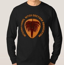 International Witch Doctor&#39;s Association Long Sleeve Tee by R66Labs - Black - £25.92 GBP