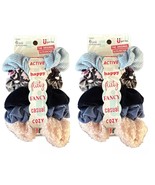 Lot of 2 Scunci Hair Accessory Multicolor Scrunchies for Every Mood | 12... - $357.32 MXN