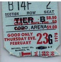 Foghat Triumph Ticket Stub February 23 1978 Detroit Michigan - $34.64