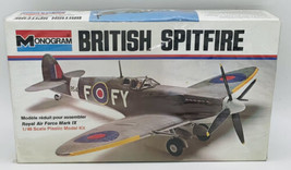 Monogram British Spitfire RAF Mark IX Plastic Model Kit 1/48 NEW SEALED Vintage - £23.42 GBP