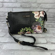 Steve Madden Blexi Floral Crossbody Bag Purse Black - $20.31