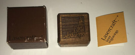 Vtg Pocket Tape Measure Solid American Walnut Lasercraft 72&quot; Optical Eng... - $49.00