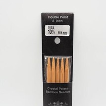 Crystal Palace Bamboo Double Point Knitting Needles 8 Inch US Size 10-1/2 6.5mm - £16.35 GBP