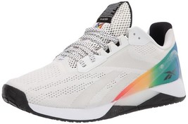 Reebok Men Nano XI Pride Cross Training Sneaker GY7608 White/Black/Multi... - $94.05
