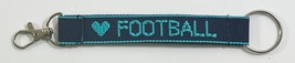 Football Personalized Keychain Blue - $9.89