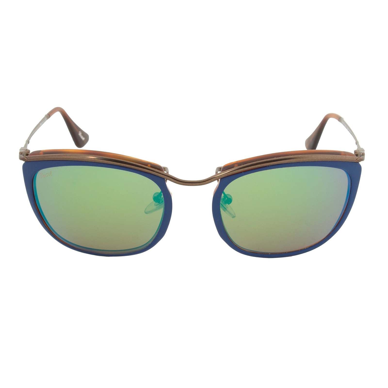 Persol Blue Green Gold Mirror Sunglasses 0PO3081S 1009O7 - £79.08 GBP
