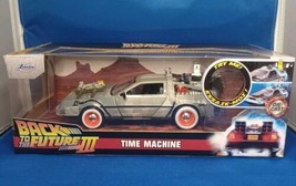 JADA BACK TO THE FUTURE PART 3 TIME MACHINE NEW IN BOX 32166 - Lights Up! - £35.17 GBP