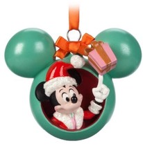 Disney Parks 2023 Santa Mickey Mouse Icon Sketchbook Christmas Ornament New - £19.91 GBP