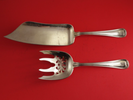 Old French by Gorham Sterling Silver Fish Serving Set 2pc FH AS Unusual Original - $682.11