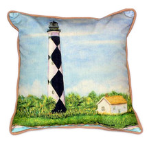 Pair of Betsy Drake Cape Lookout Large Indoor Outdoor Pillow - £69.76 GBP
