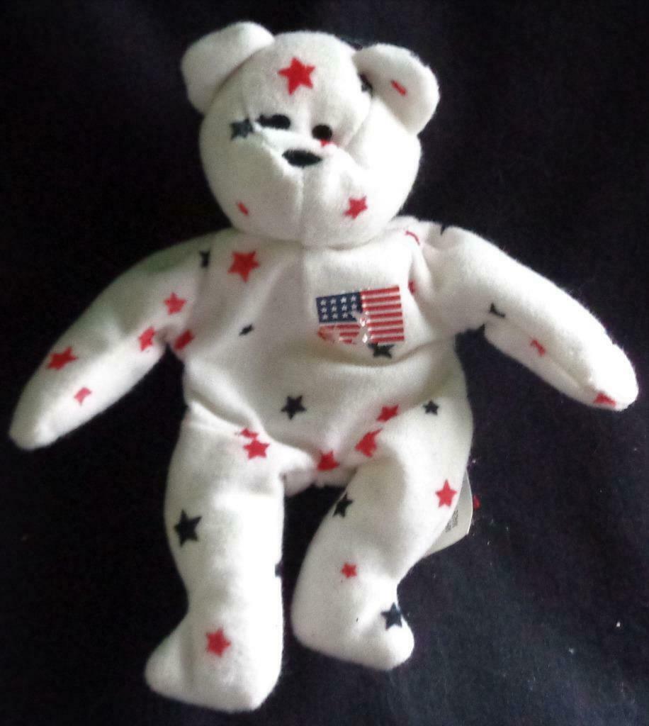 Cute Ty Teenie Beanie Baby Original Stuffed Toy – Bear – 1993–COLLECTIBL... - $6.92