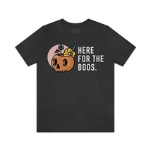 Here for the Boos Halloween Unisex Pun Ghost Funny Alcohol Shirt - £18.45 GBP