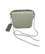 Allsaints Leather Shoulder Bag Maya Grey Leather Silver Chain Bag NWT - $199.00